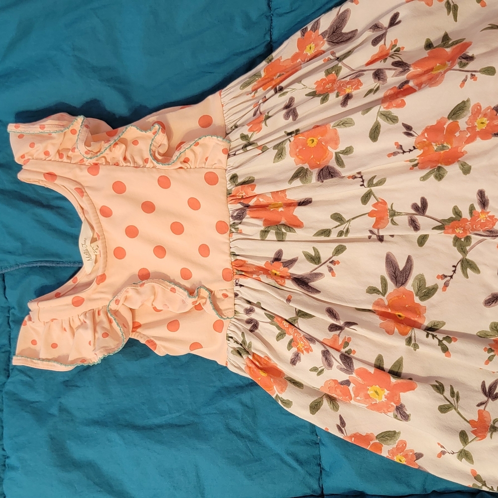 Floral Polka Dot Dress